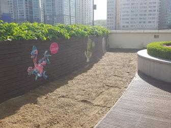 동탄 센터포인트몰 모래 소독